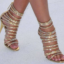Load image into Gallery viewer, Summer Sandals Diamond Crystal