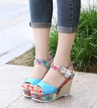 Load image into Gallery viewer, Summer Wedges Shoes