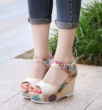 Load image into Gallery viewer, Summer Wedges Shoes