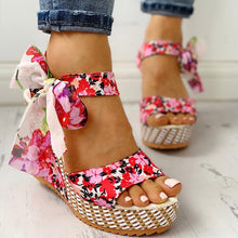 Load image into Gallery viewer, Women Summer Wedge Sandals