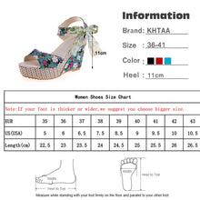 Load image into Gallery viewer, Women Summer Wedge Sandals
