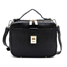 Load image into Gallery viewer, OSTRICH CROC CROSSBODY SATCHEL