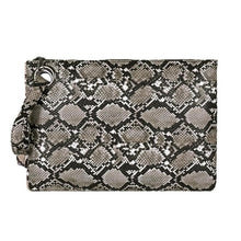 Load image into Gallery viewer, Snake Print Wristlet Clutch