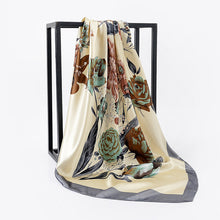 Load image into Gallery viewer, Silk Scarves Women Square Head