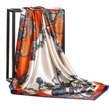 Load image into Gallery viewer, Silk Scarves Women Square Head