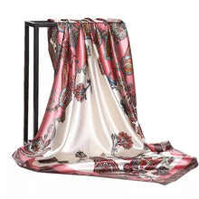 Load image into Gallery viewer, Silk Scarves Women Square Head