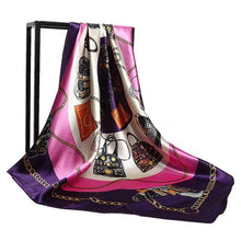 Load image into Gallery viewer, Silk Scarves Women Square Head