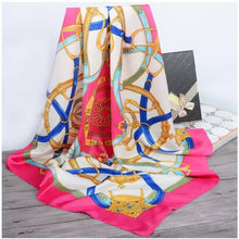 Load image into Gallery viewer, Silk Scarves Women Square Head