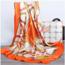 Load image into Gallery viewer, Silk Scarves Women Square Head