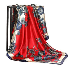 Load image into Gallery viewer, Silk Scarves Women Square Head