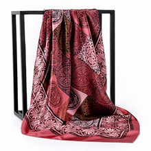 Load image into Gallery viewer, Silk Scarves Women Square Head