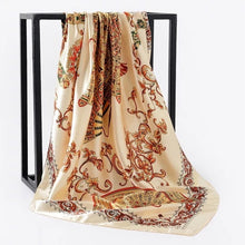 Load image into Gallery viewer, Silk Scarves Women Square Head