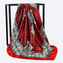 Load image into Gallery viewer, Silk Scarves Women Square Head