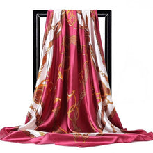 Load image into Gallery viewer, Silk Scarves Women Square Head