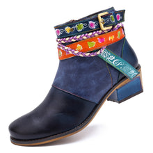 Load image into Gallery viewer, Vintage Bohemian Ankle Boots