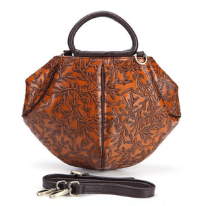 Women Handbag Vintage Real Genuine Leather