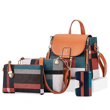 Load image into Gallery viewer, Designer Plaid Handbags Luxury Quality Leather