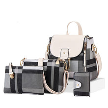 Load image into Gallery viewer, Designer Plaid Handbags Luxury Quality Leather