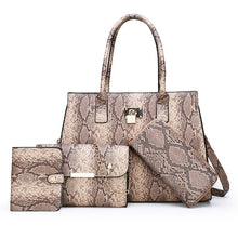 Load image into Gallery viewer, Women 4pc Handbag Set