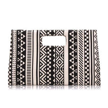 Load image into Gallery viewer, Women Classic Black And White Geometric