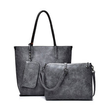 Load image into Gallery viewer, Genuine Leather Handbags Luxury Solid 3 Set