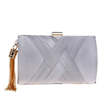 Load image into Gallery viewer, New Arrival Metal Tassel Lady Clutch Bag