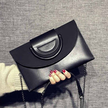 Load image into Gallery viewer, Clutch bag chain shoulder bag envelope Leather