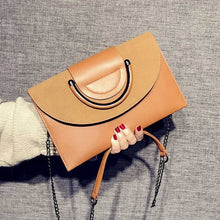 Load image into Gallery viewer, Clutch bag chain shoulder bag envelope Leather