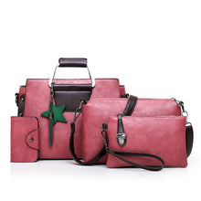 Load image into Gallery viewer, Fashion 4 Psc/set Metal Handle Women's Handbags
