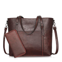 Load image into Gallery viewer, Women's Leather Vintage Female Tote Crossbody Bags