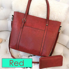 Load image into Gallery viewer, Women's Leather Vintage Female Tote Crossbody Bags