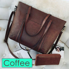 Load image into Gallery viewer, Women's Leather Vintage Female Tote Crossbody Bags