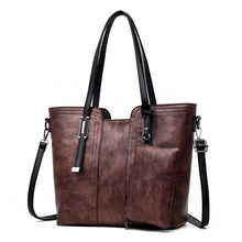 Load image into Gallery viewer, Retro High Quality Women Purses and Handbags Large Capacity Tote Bag 2 Sets