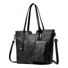 Load image into Gallery viewer, Retro High Quality Women Purses and Handbags Large Capacity Tote Bag 2 Sets