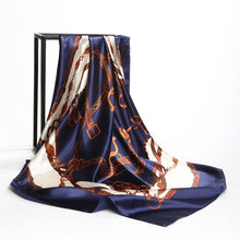 Load image into Gallery viewer, Silk Scarves for Women Print Satin Square Head