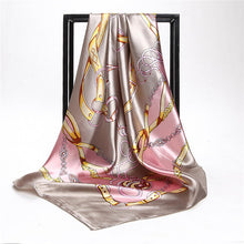 Load image into Gallery viewer, Silk Scarves for Women Print Satin Square Head