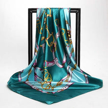 Load image into Gallery viewer, Silk Scarves for Women Print Satin Square Head