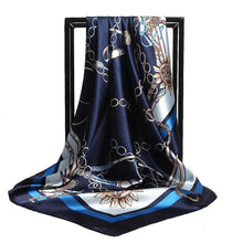 Load image into Gallery viewer, Silk Scarves for Women Print Satin Square Head