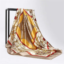 Load image into Gallery viewer, Silk Scarves for Women Print Satin Square Head
