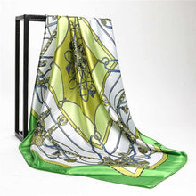 Load image into Gallery viewer, Silk Scarves for Women Print Satin Square Head