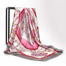 Load image into Gallery viewer, Silk Scarves for Women Print Satin Square Head