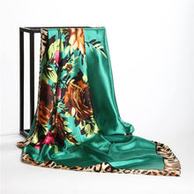 Load image into Gallery viewer, Silk Scarves for Women Print Satin Square Head