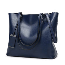 Load image into Gallery viewer, Soft Oil Wax PU Leather Handbag