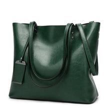 Load image into Gallery viewer, Soft Oil Wax PU Leather Handbag