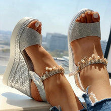 Load image into Gallery viewer, Summer Sandals Bead Studded