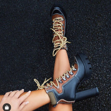 Load image into Gallery viewer, New Fashion Platform Ankle Boots