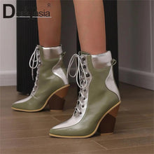 Load image into Gallery viewer, Pointed Toe Ankle Boots
