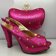 Load image into Gallery viewer, Summer Fashion Rhinestone Shoes And Bags