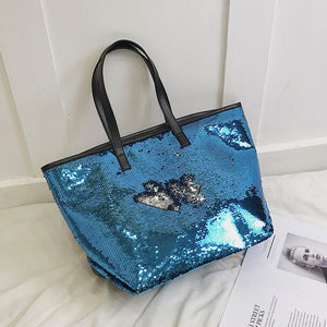 Sequin Beach Handbag