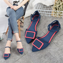 Load image into Gallery viewer, Women Pointed Toe Flat Heel